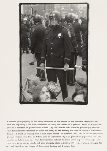 I started photographing in the early seventies at the height of the anti-war demonstrations