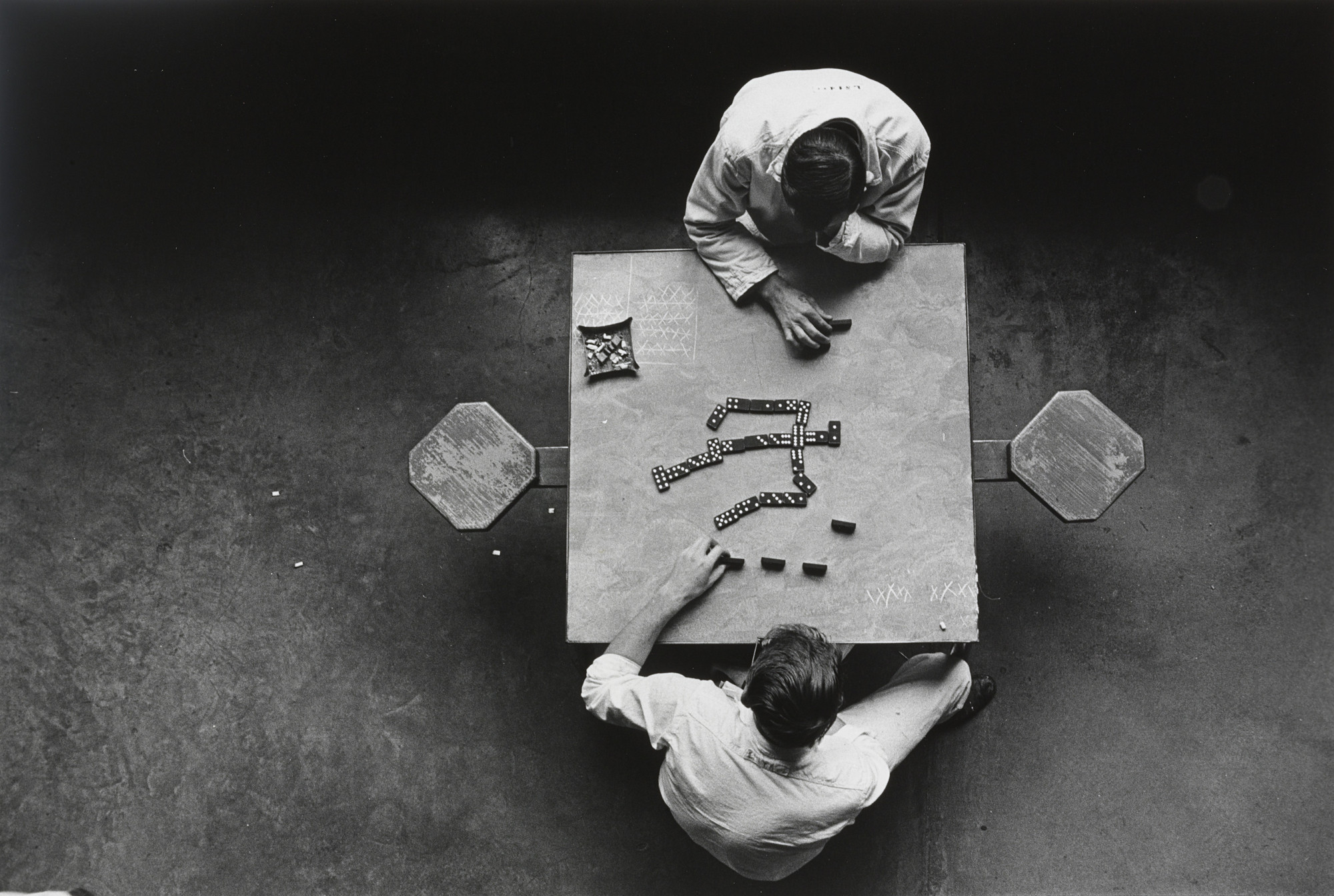 Danny Lyon. Dominoes, Walls Unit, Texas. 1967-69