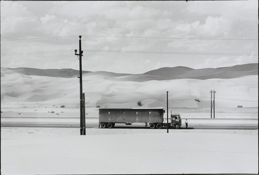Truck in the Desert Near Yuma, Arizona