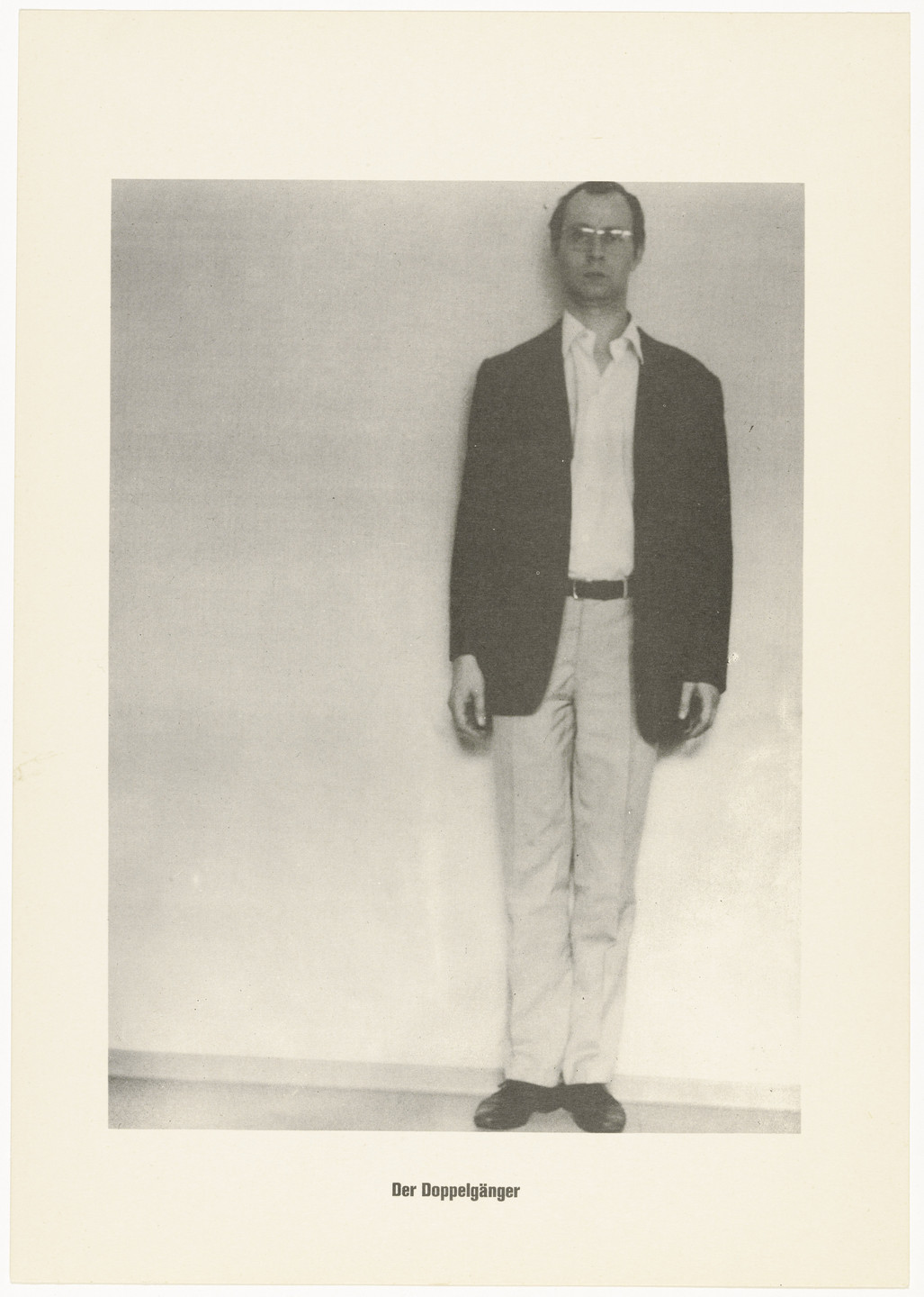 Sigmar Polke, Christof Kohlhöfer. The Double (Der Doppelgänger) from .....Higher Beings Ordain (.....Höhere Wesen befehlen). 1968