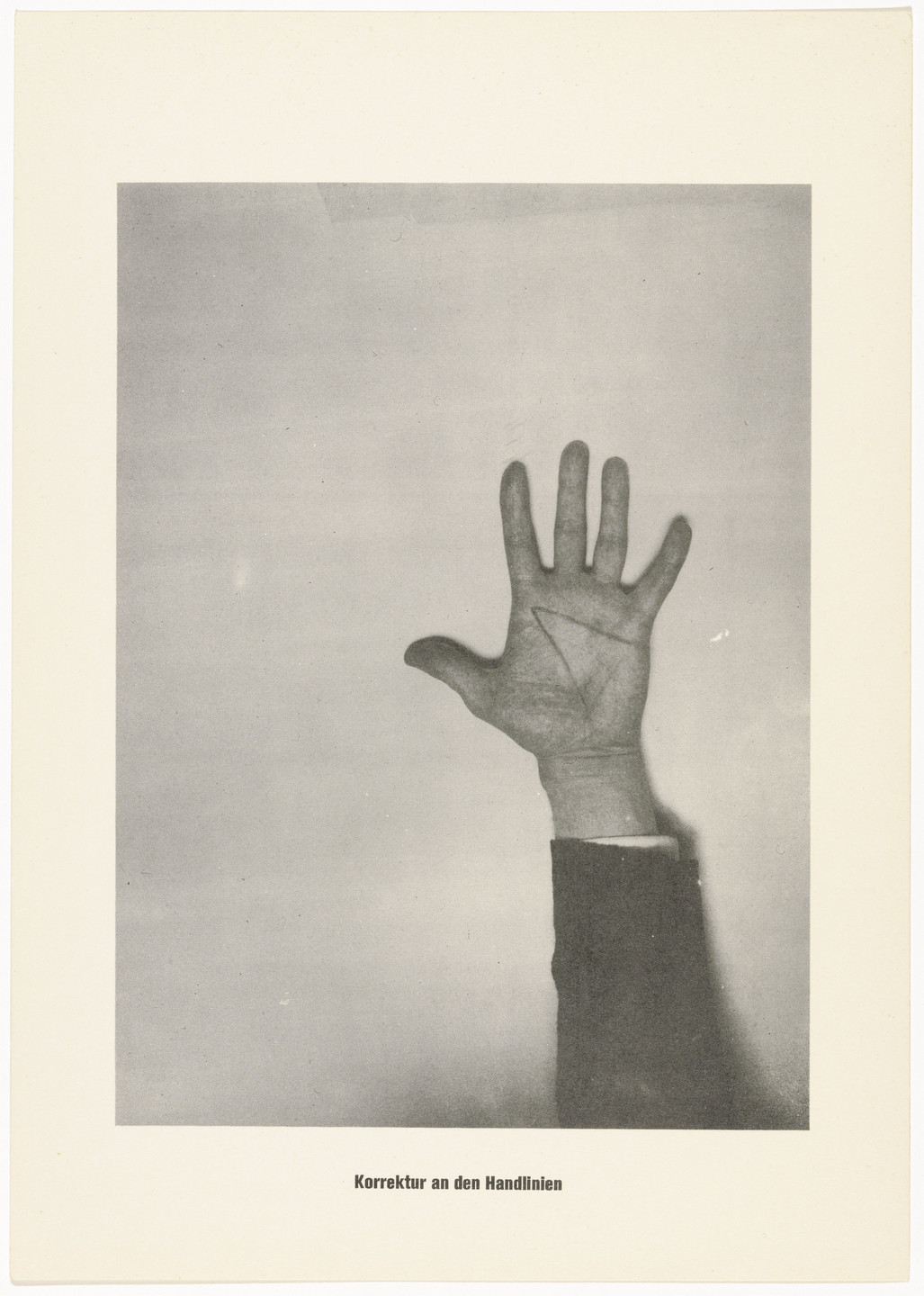 Sigmar Polke, Christof Kohlhöfer. The Correction of the Lines of the Hand (Die Korrektur an den Handlinien) from .....Higher Beings Ordain (.....Höhere Wesen befehlen). 1968