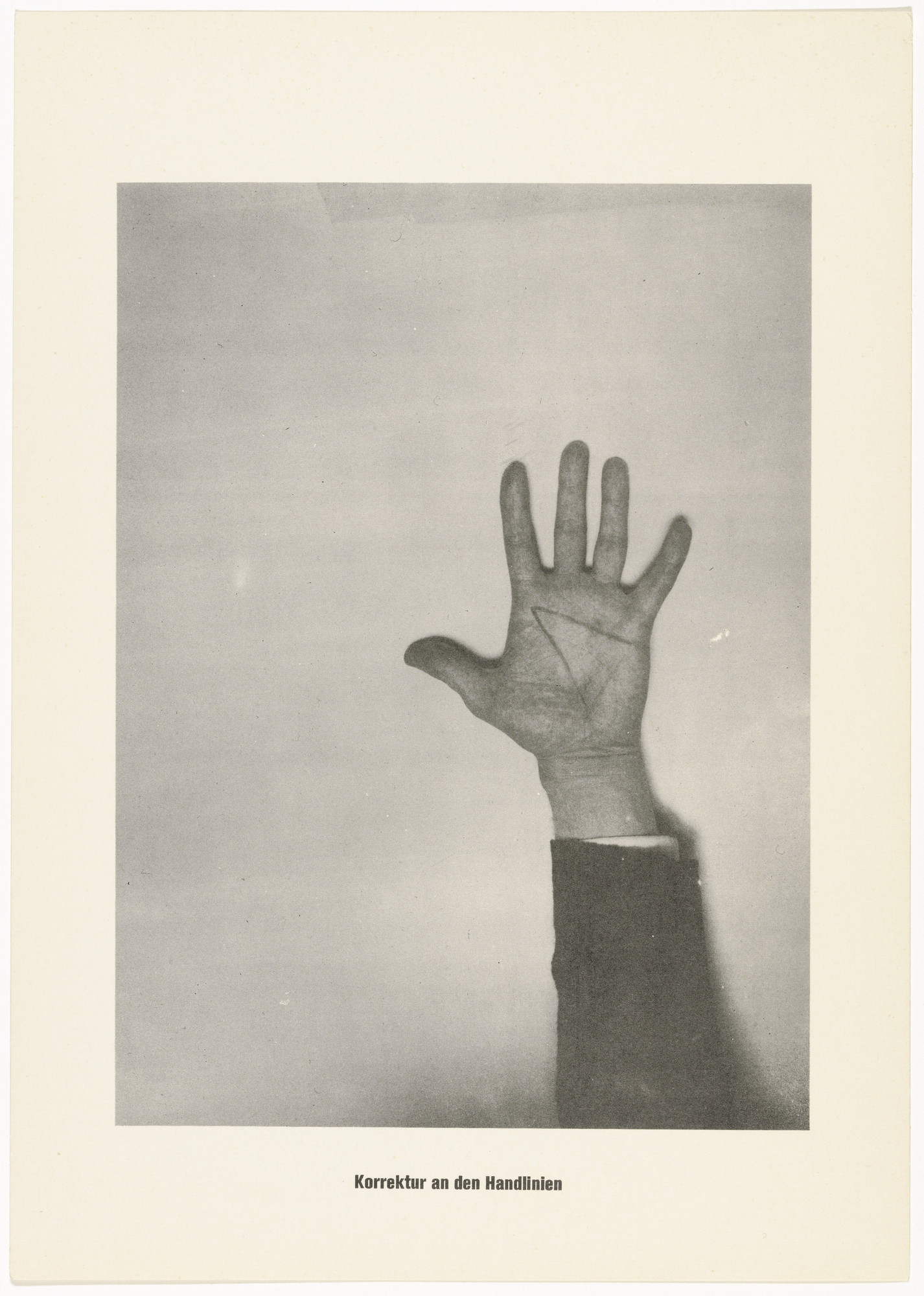 Sigmar Polke, Christof Kohlhöfer. The Correction of the Lines of the Hand (Die Korrektur an den Handlinien) from .....Higher Beings Ordain (.....Höhere Wesen befehlen)