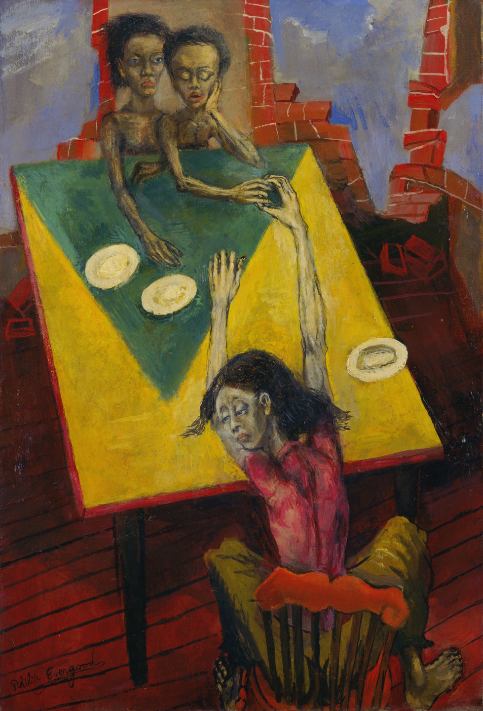 Philip Evergood. Don&#39;t Cry Mother. 1938-44