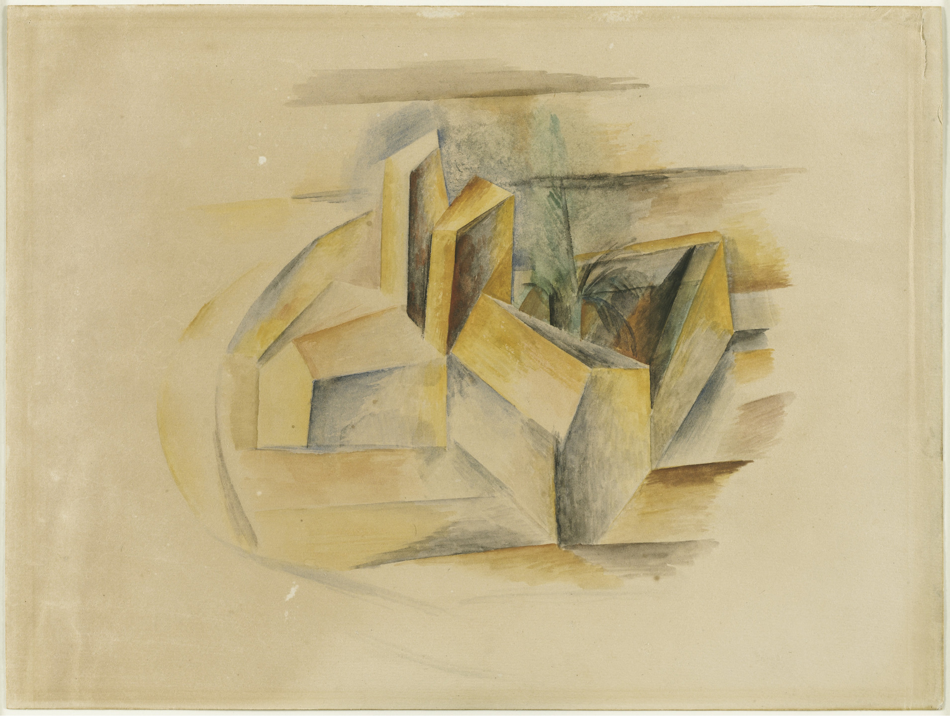 Pablo Picasso. The Mill at Horta. (Summer 1909)