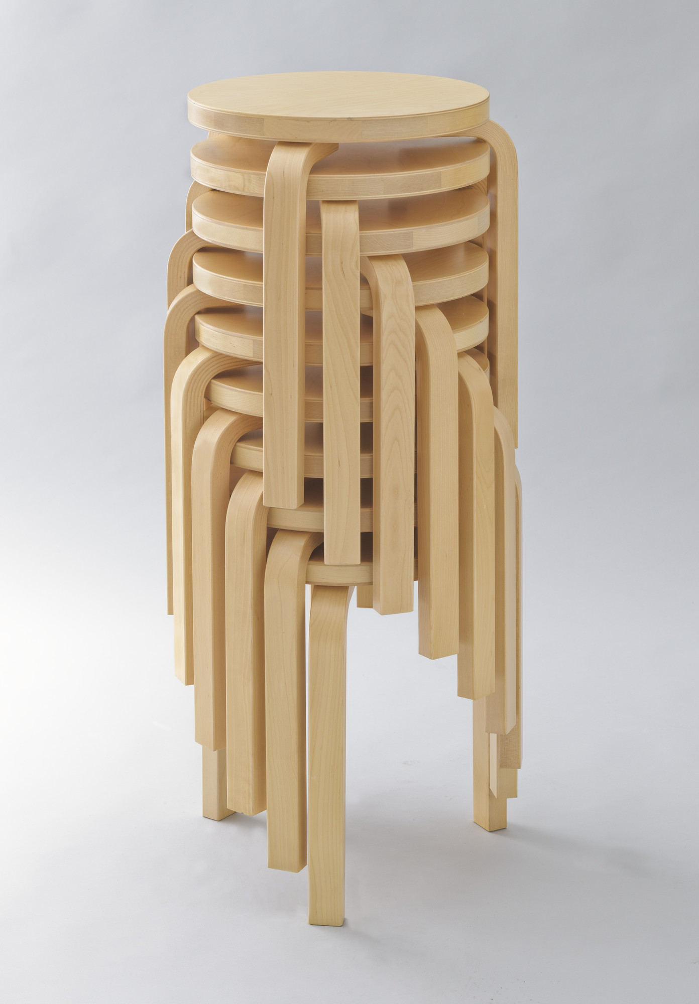 Alvar Aalto. Stacking Stools (model 60)