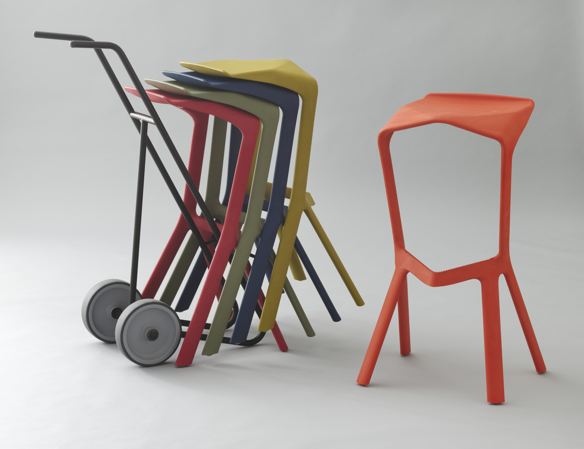 Konstantin Grcic. Miura Stackable Stools. 2003 | MoMA