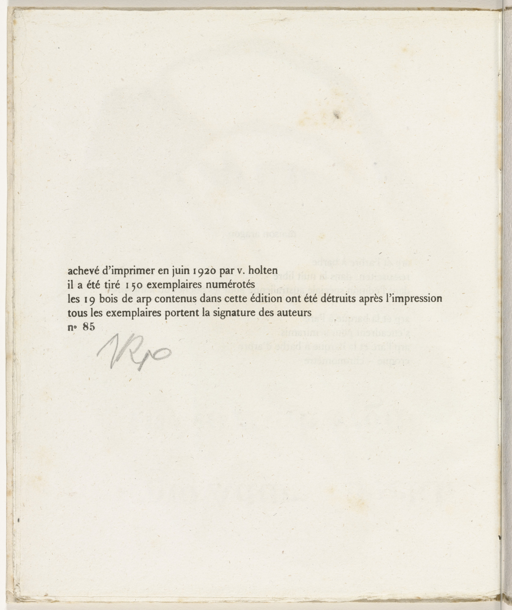 Jean (Hans) Arp. Cinéma calendrier du coeur abstrait, Maisons ( Cinema Calendar of the Abstract Heart, Houses )