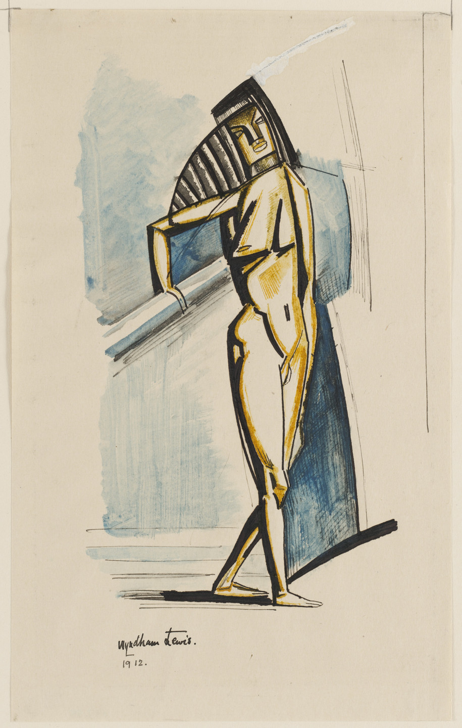 Wyndham Lewis. Standing Figure. 1912