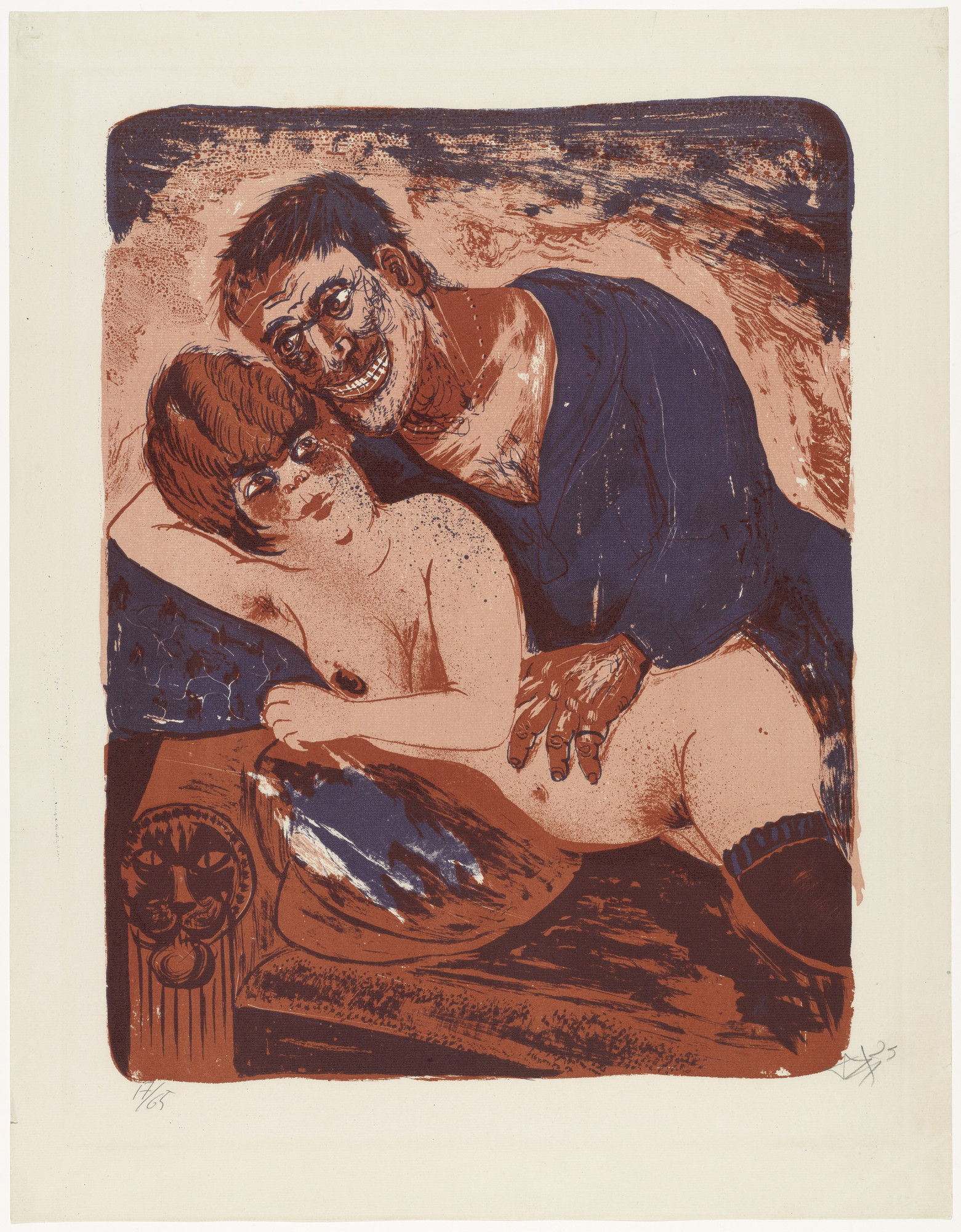 Otto Dix. Sailor and Girl (Matrose und Mädchen)