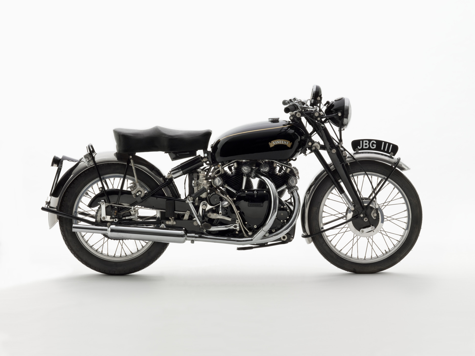Philip Vincent, Phil Irving. Vincent-HRD Series C Black Shadow Motorcycle. 1949