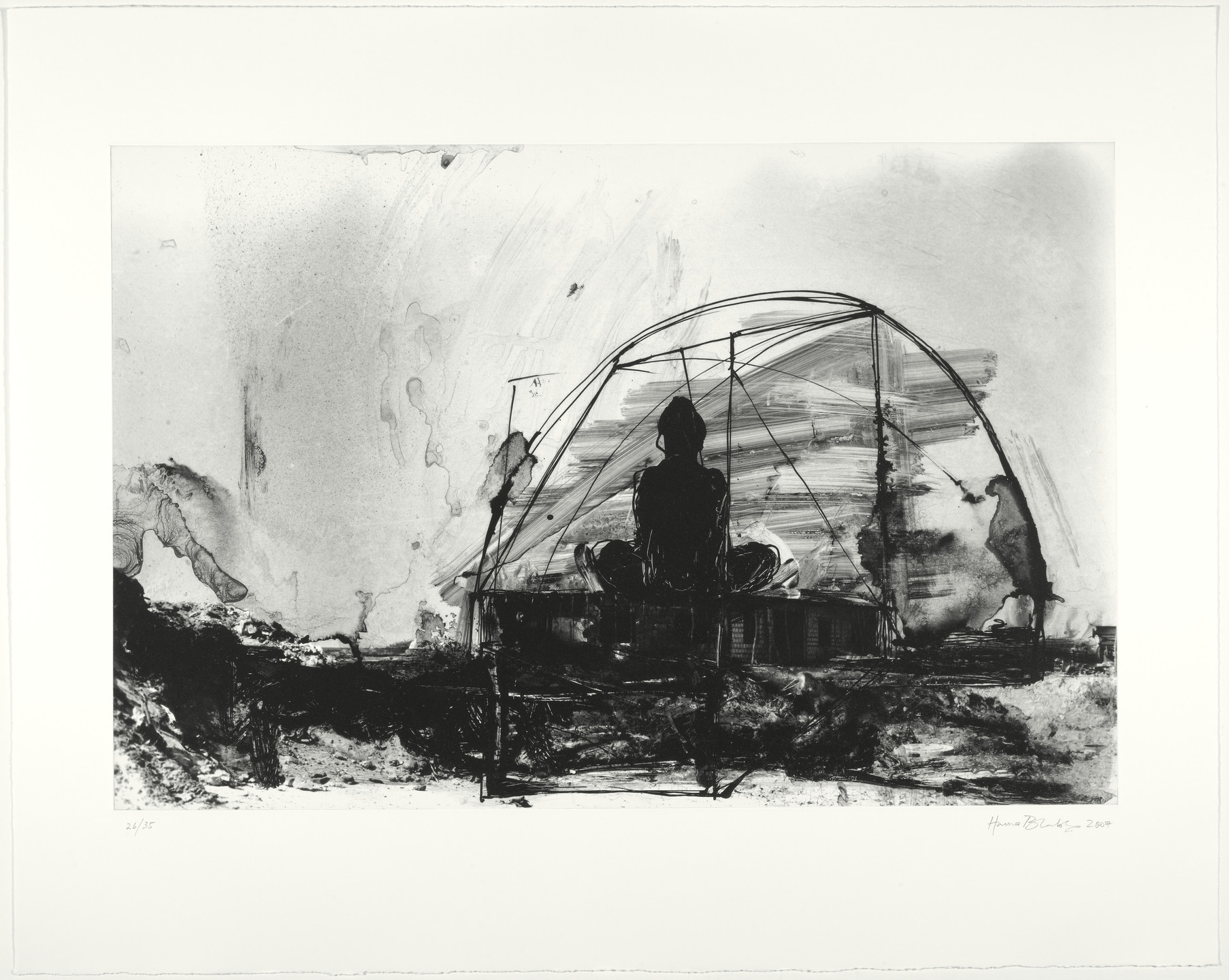 Huma Bhabha. Untitled from Reconstructions. 2007