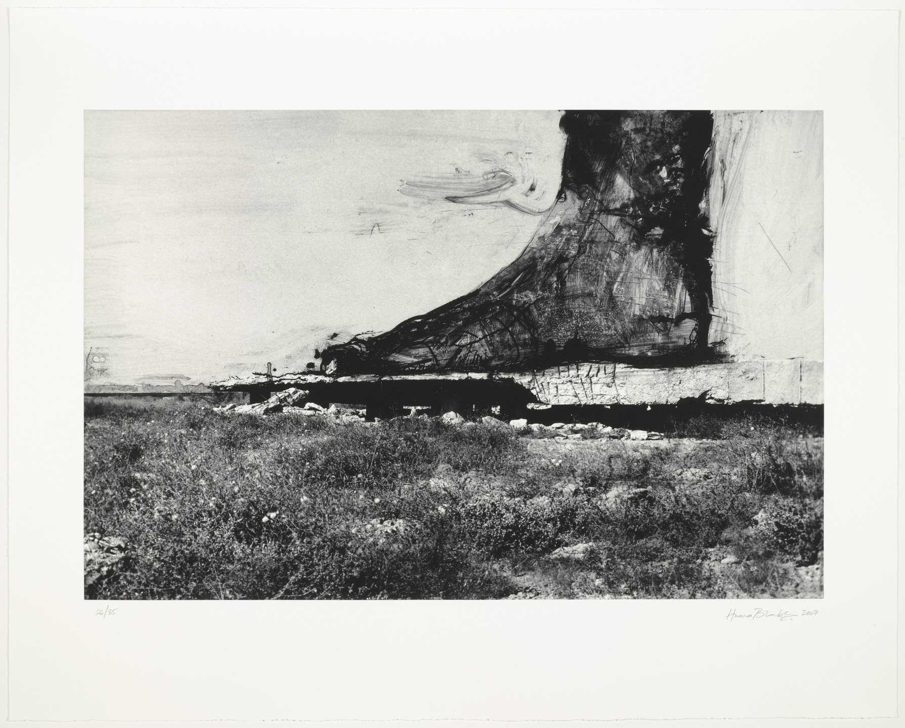 Huma Bhabha. Untitled from Reconstructions. 2007
