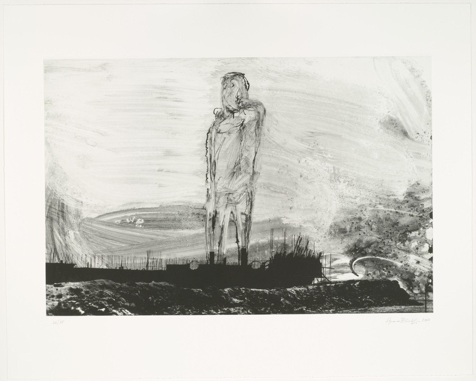 Huma Bhabha. Untitled from Reconstructions. 2007