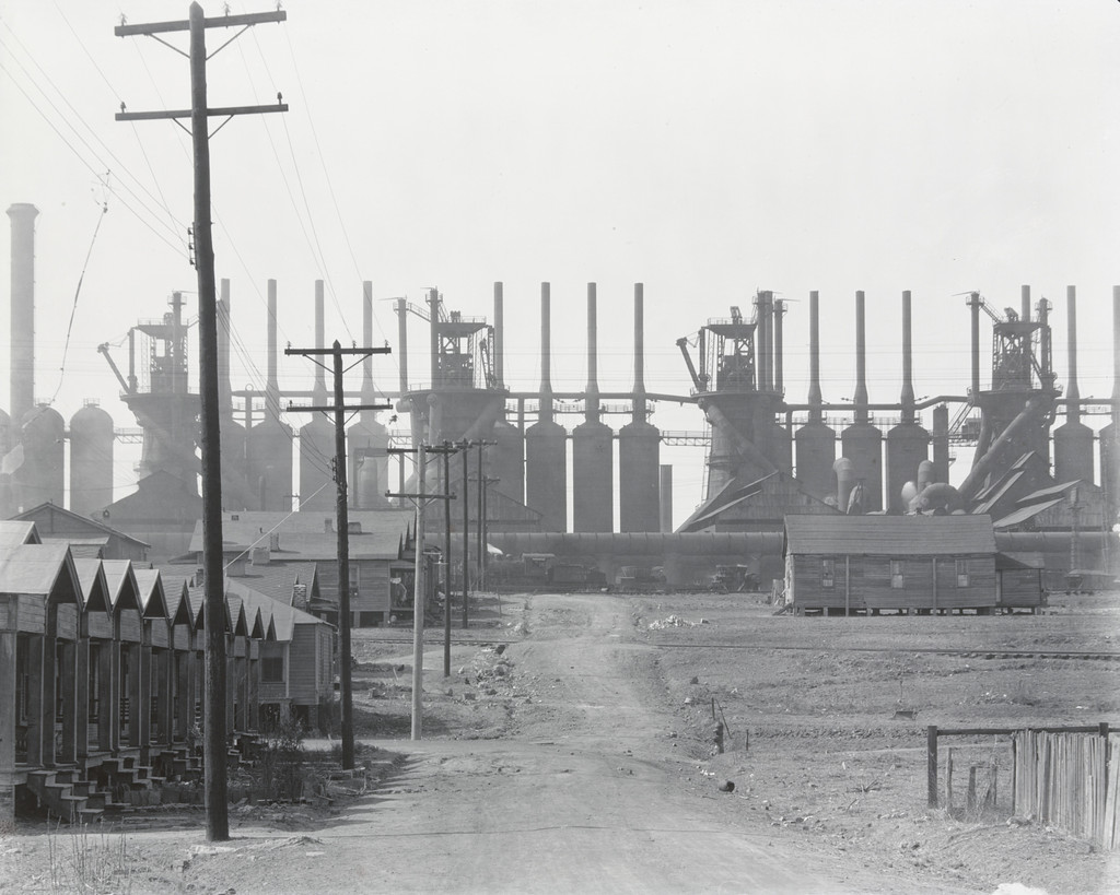 Birmingham Steel Mill and Workers' Houses