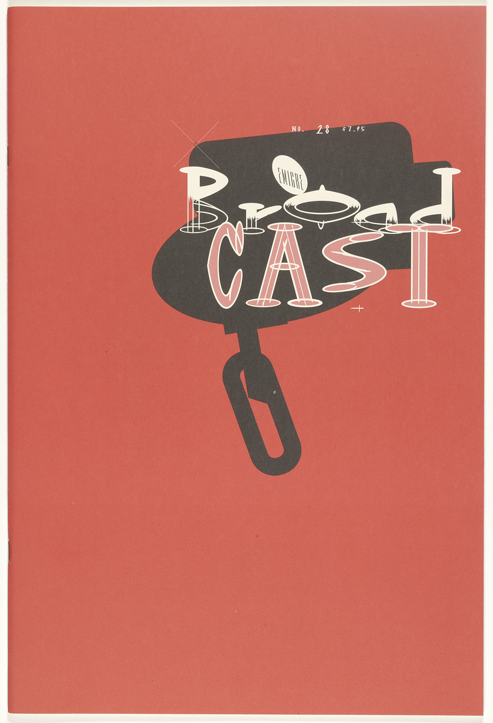 Emigre Inc., Rudy VanderLans, Zuzana Licko. Emigre 28, Broadcast. 1993