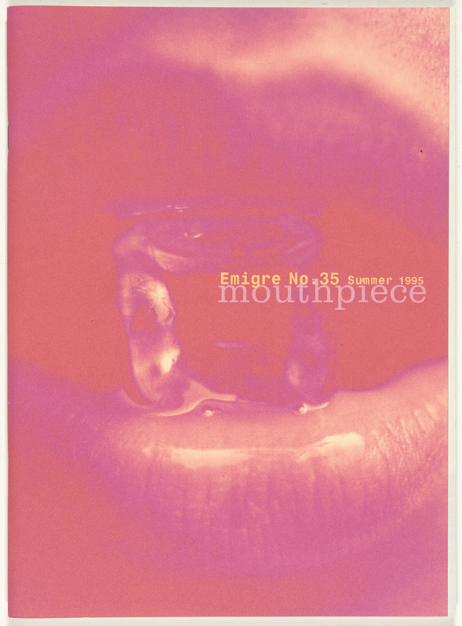 Emigre Inc., Rudy VanderLans, Zuzana Licko. Emigre 35, Mouthpiece