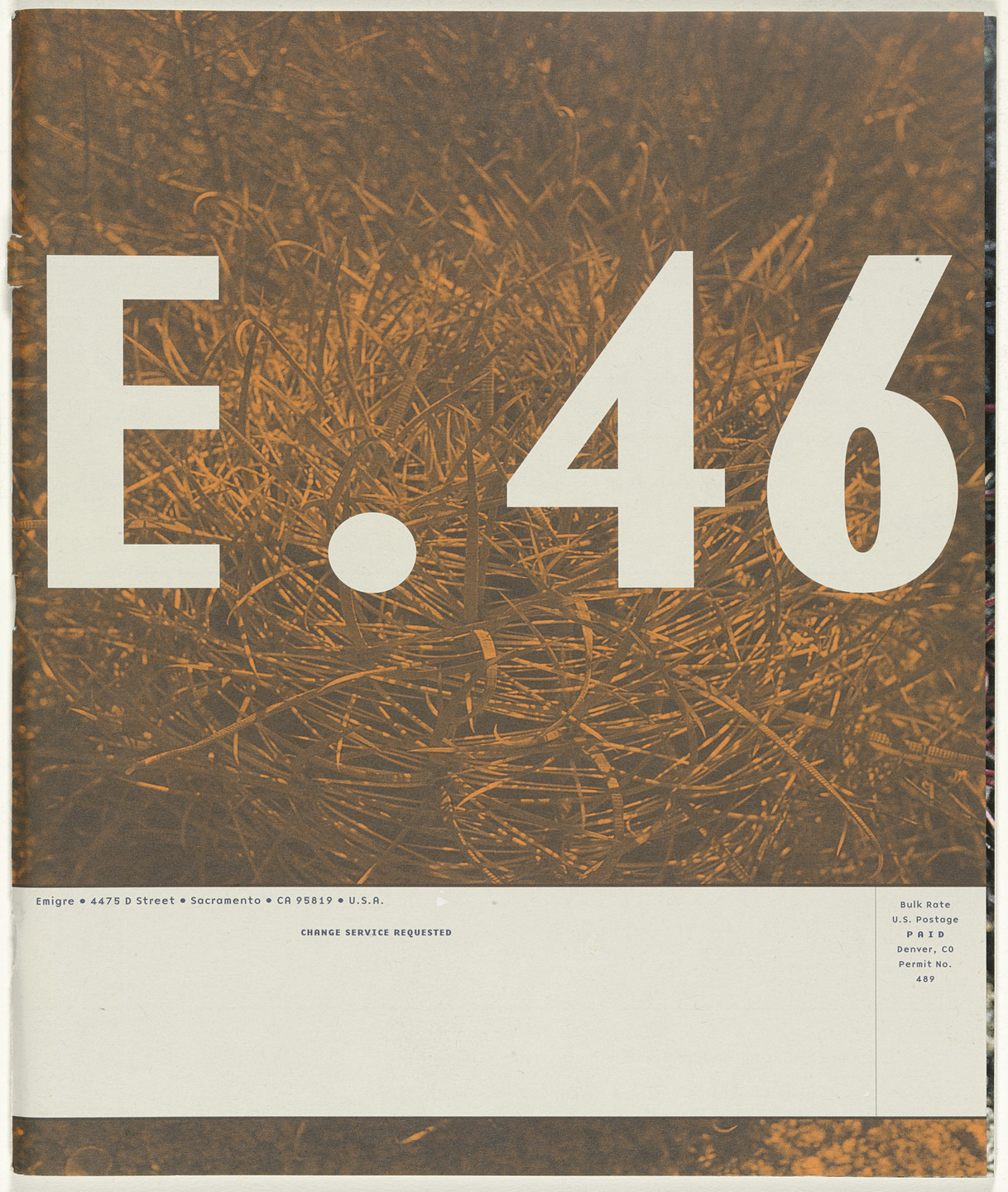 Emigre Inc., Rudy VanderLans, Zuzana Licko. Emigre 46, Fanzines and the Culture of DIY. 1998