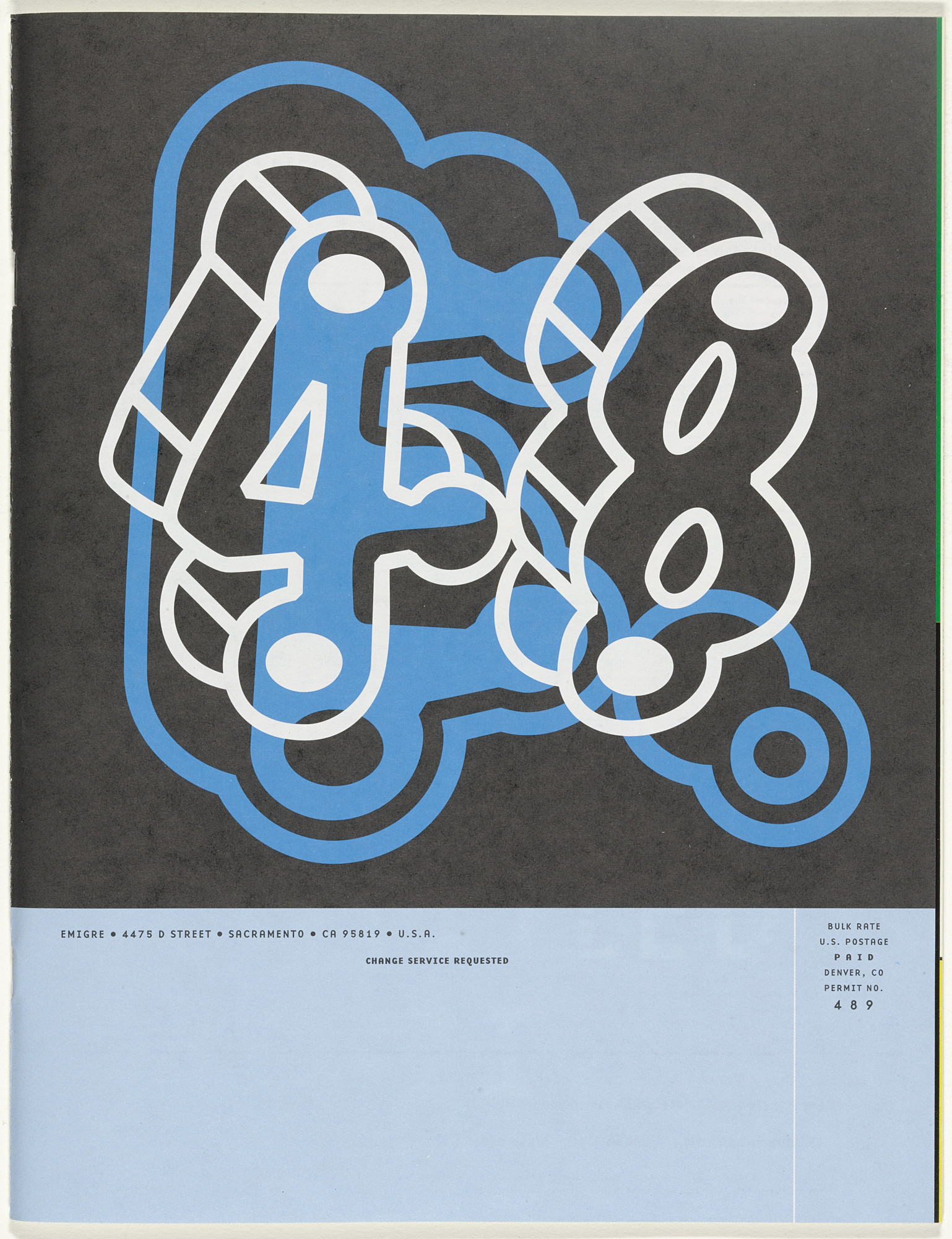 Emigre Inc., Rudy VanderLans, Zuzana Licko. Emigre 48, Untitled II