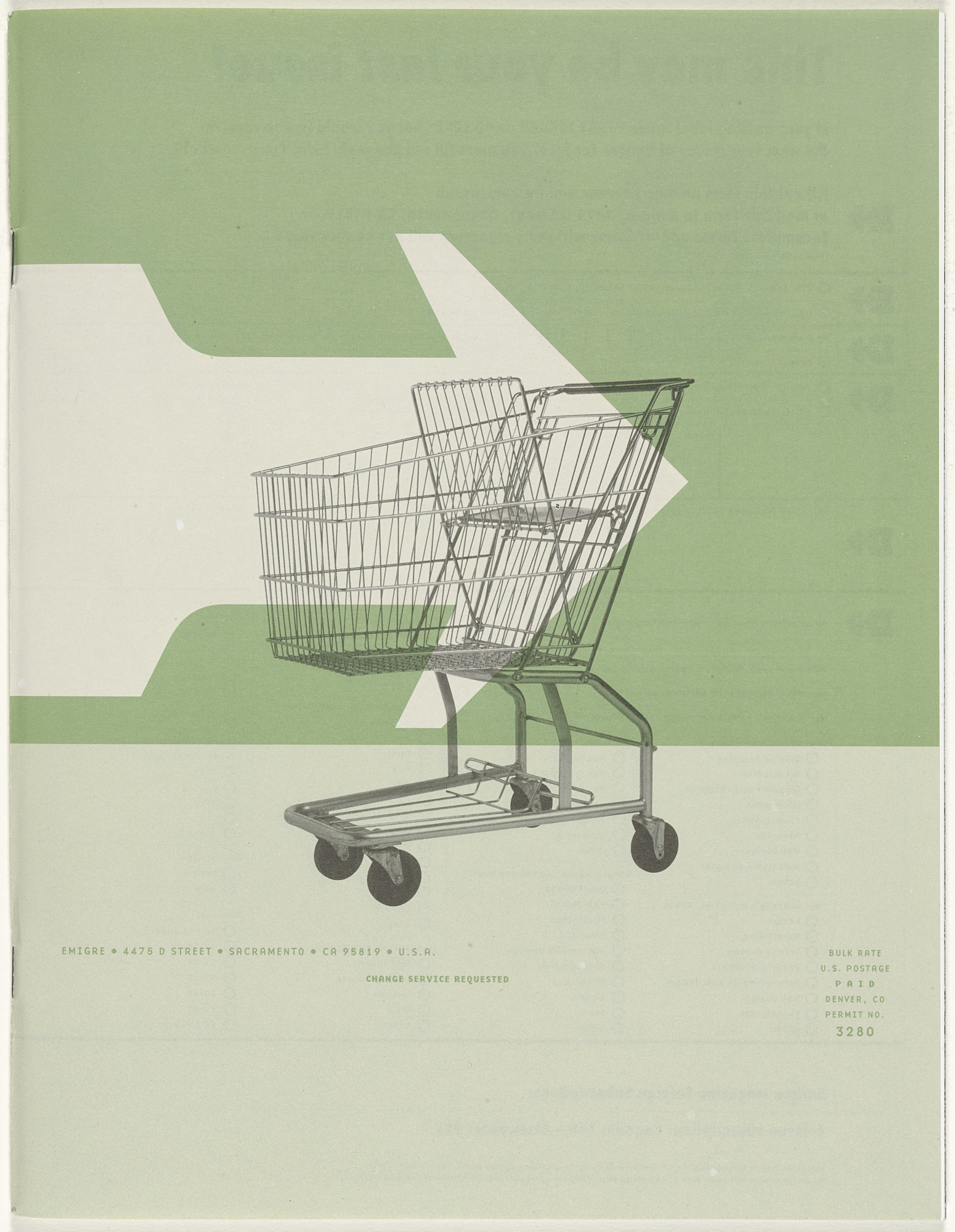 Emigre Inc., Rudy VanderLans, Zuzana Licko. Emigre 49, The Everything is for Sale Issue