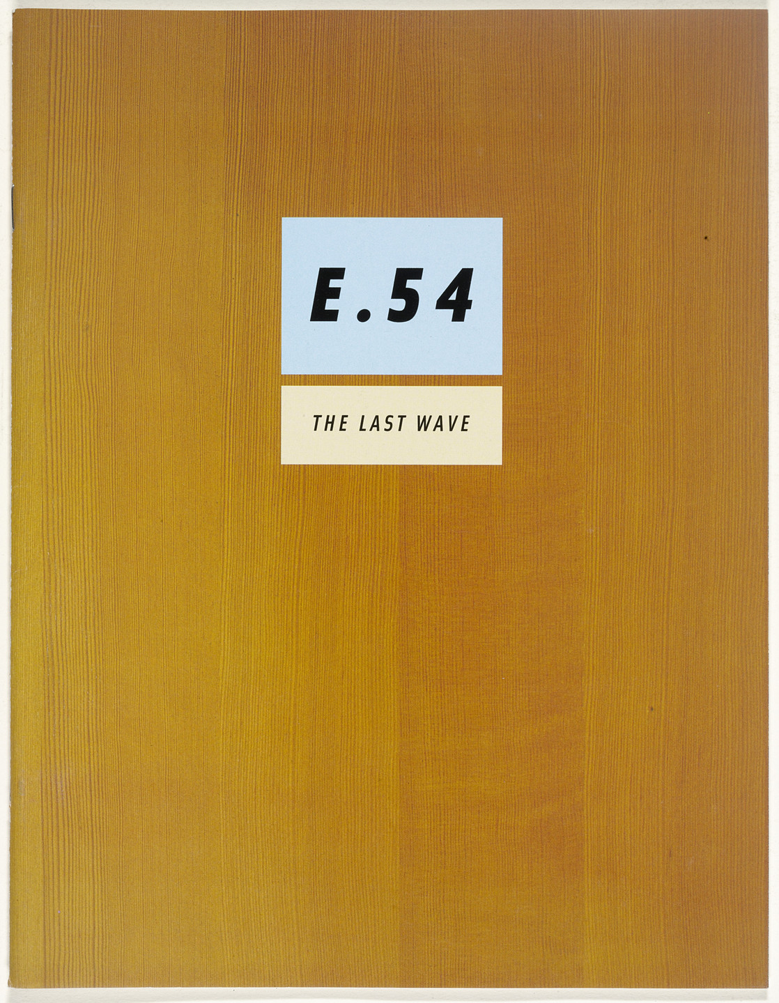 Emigre Inc., Rudy VanderLans, Zuzana Licko. Emigre 54, The Last Wave. 2000