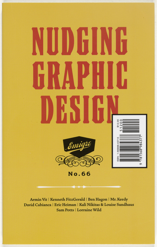Emigre 66, Nudging Graphic Design