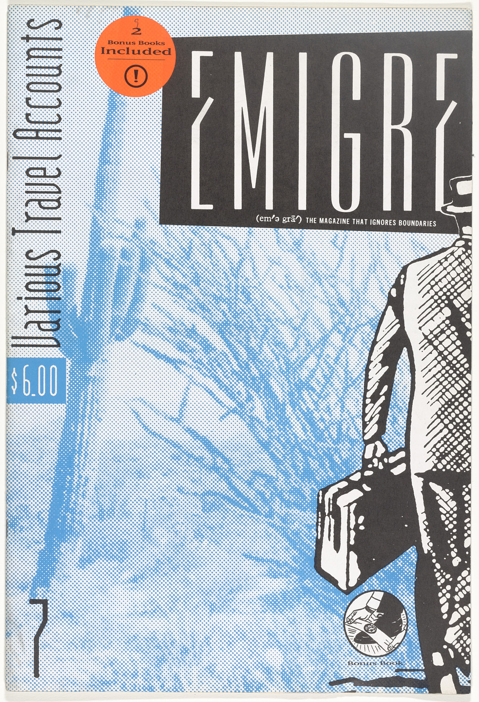Emigre Inc., Rudy VanderLans, Zuzana Licko. Emigre 7, Various Travel Accounts. 1987