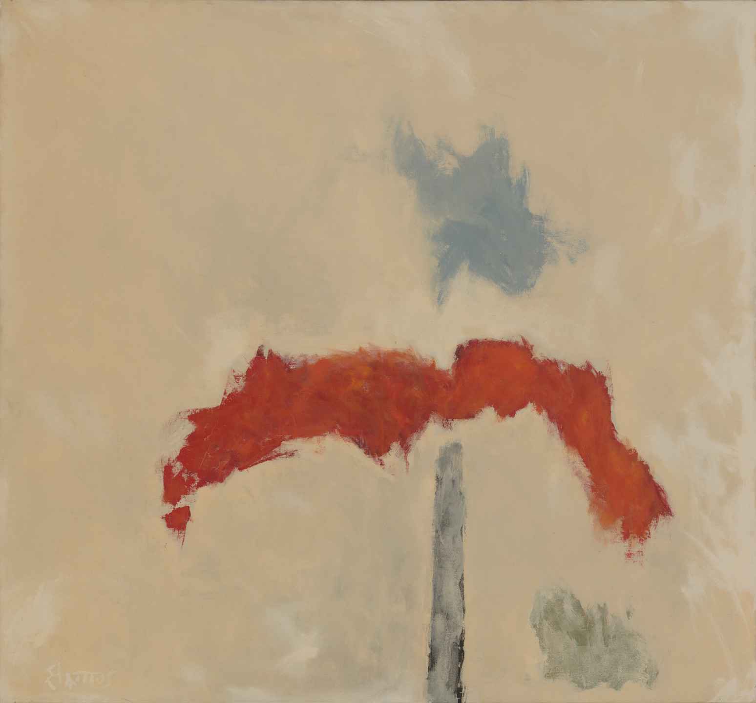 Theodoros Stamos. Red Mound Number 1. 1963-64
