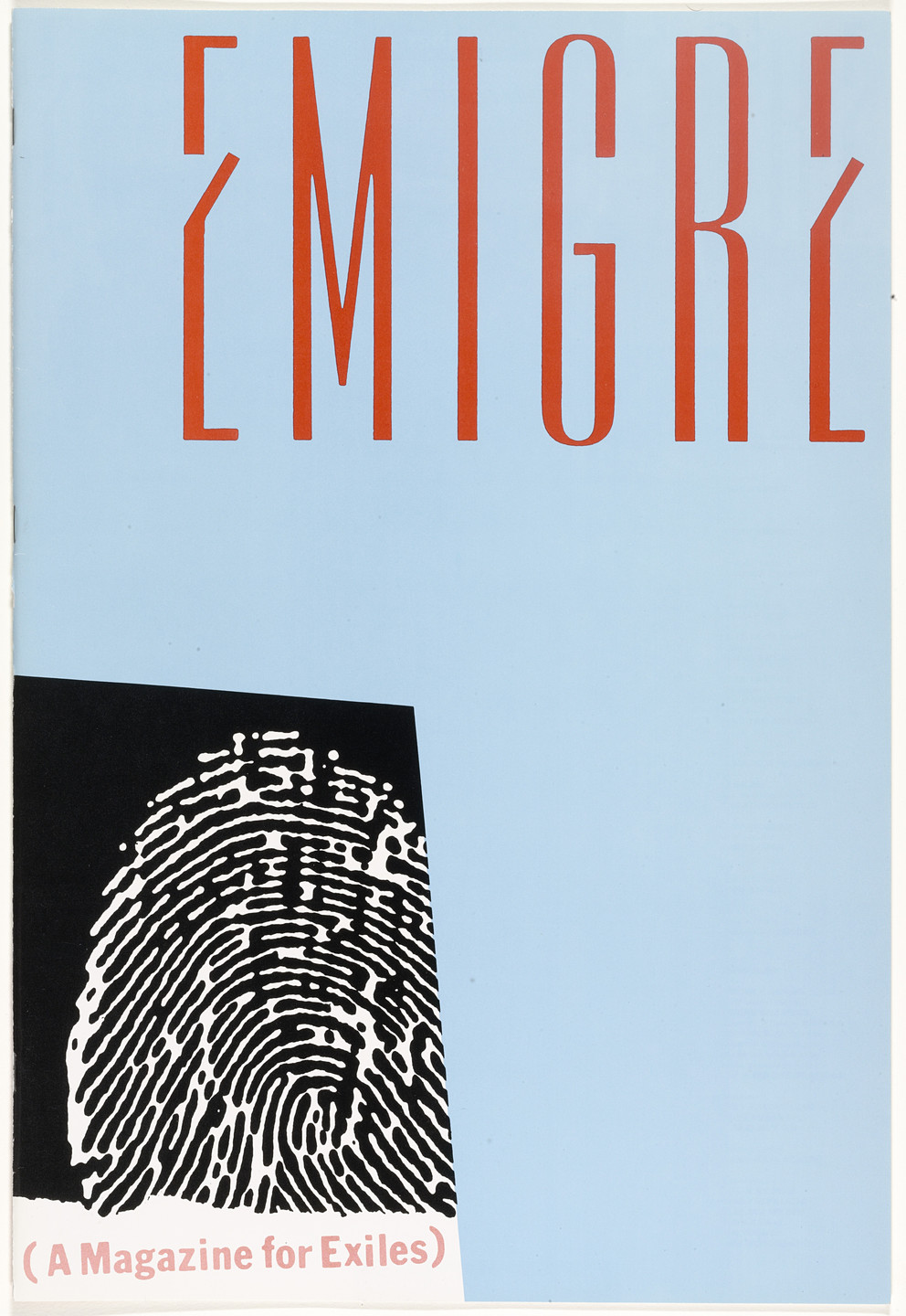 Emigre Inc., Rudy VanderLans, Zuzana Licko. Emigre 1, The Magazine That Ignores Boundaries. 1984