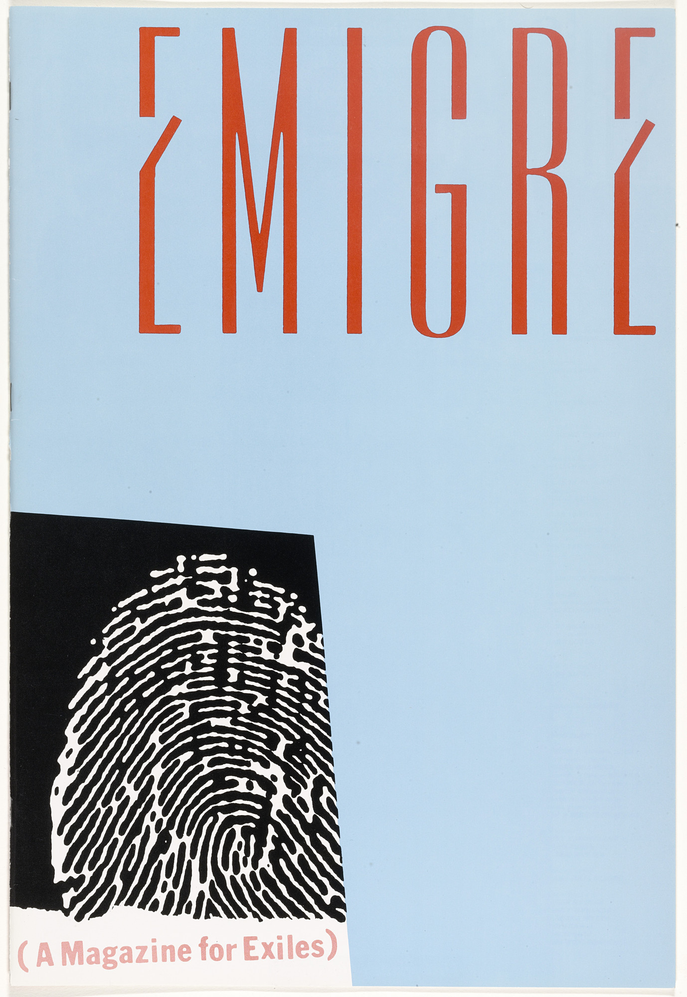 Emigre Inc., Rudy VanderLans, Zuzana Licko. Emigre 1, The