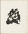 Jean (Hans) Arp. Plate (folio 6) from Cinéma calendrier du coeur abstrait, maisons (Cinema Calendar of the Abstract Heart, Houses). 1920