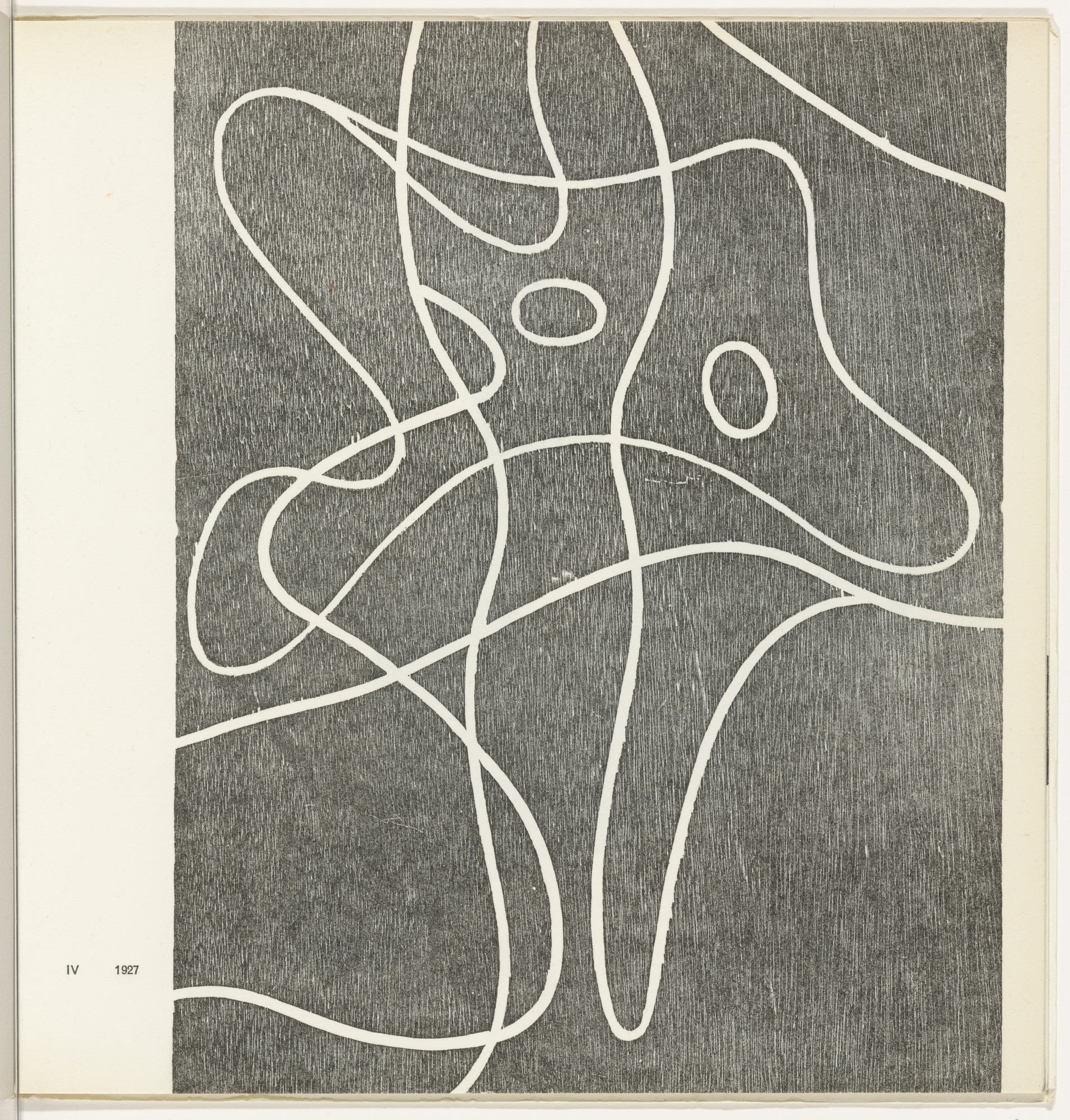 Jean (Hans) Arp. Configuration IV (plate, folio 8) from 11 Configurations