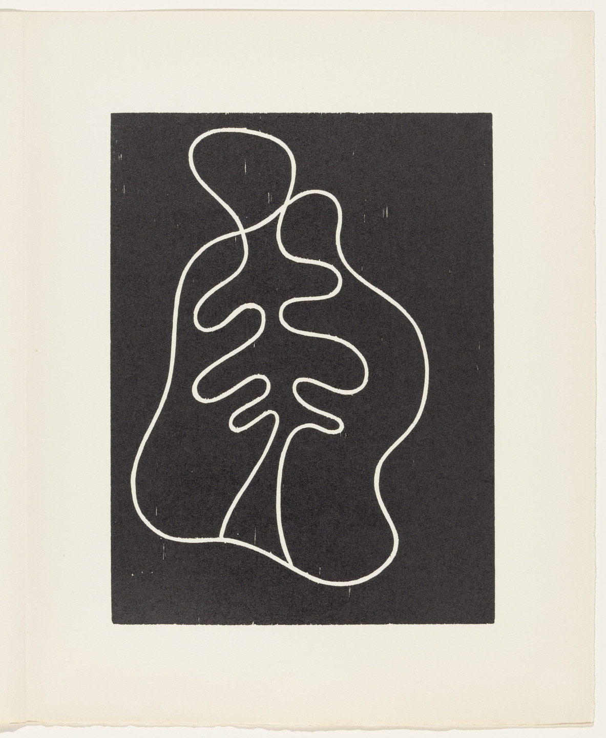 Jean (Hans) Arp. Mythical Project: Plant-Personage (plate, page 83) from Dreams and Projects. 1951–52, published 1952