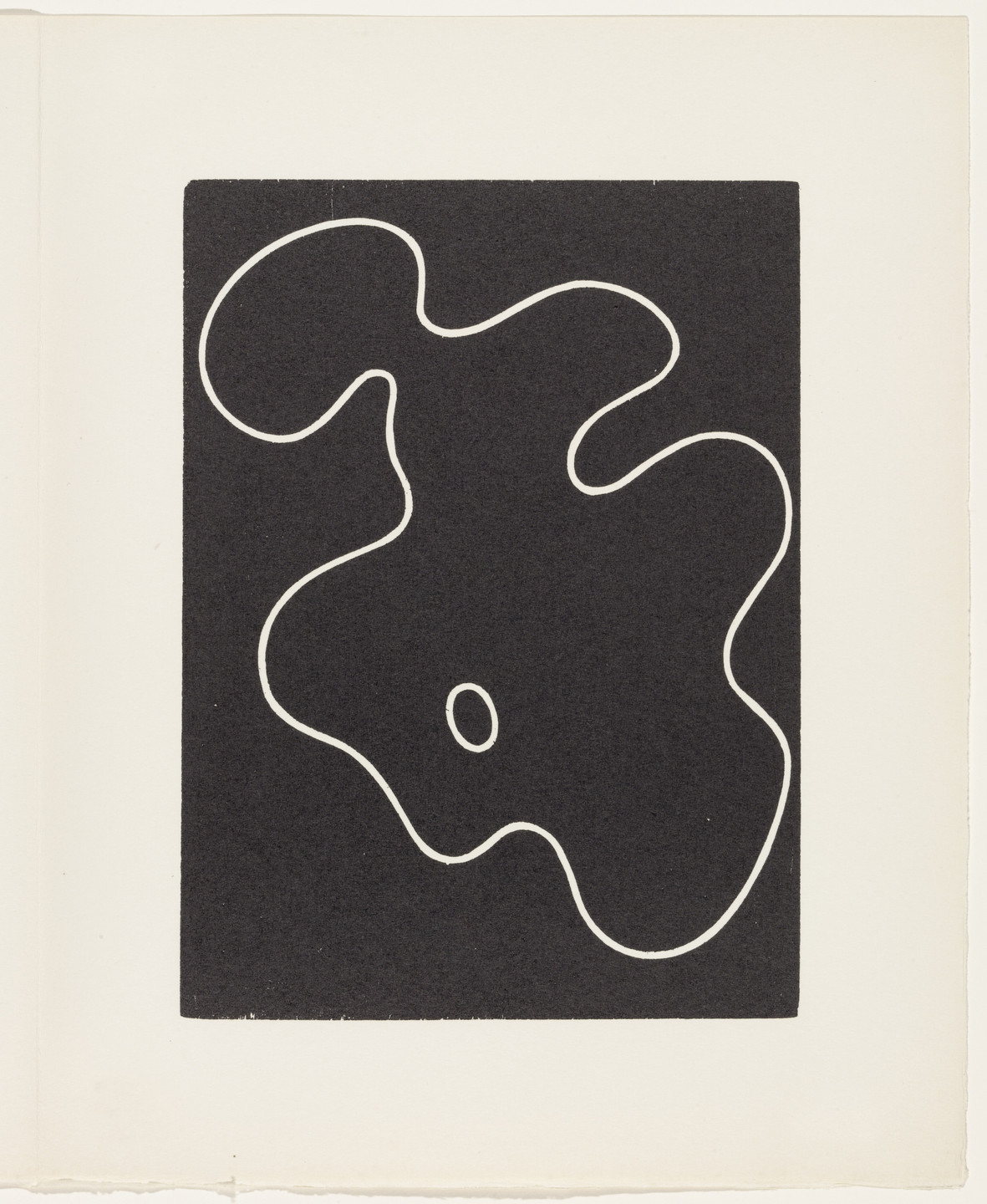 Jean (Hans) Arp. Wind Contour (plate, page 99) from Dreams and Projects. 1951–52, published 1952