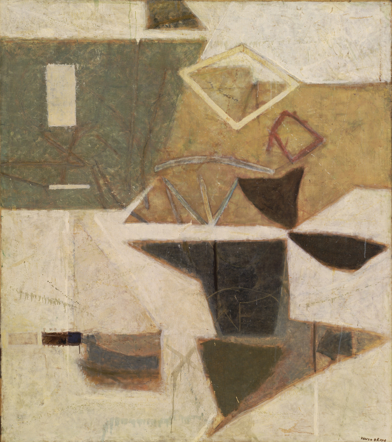 Kenzo Okada. Number 3. 1953