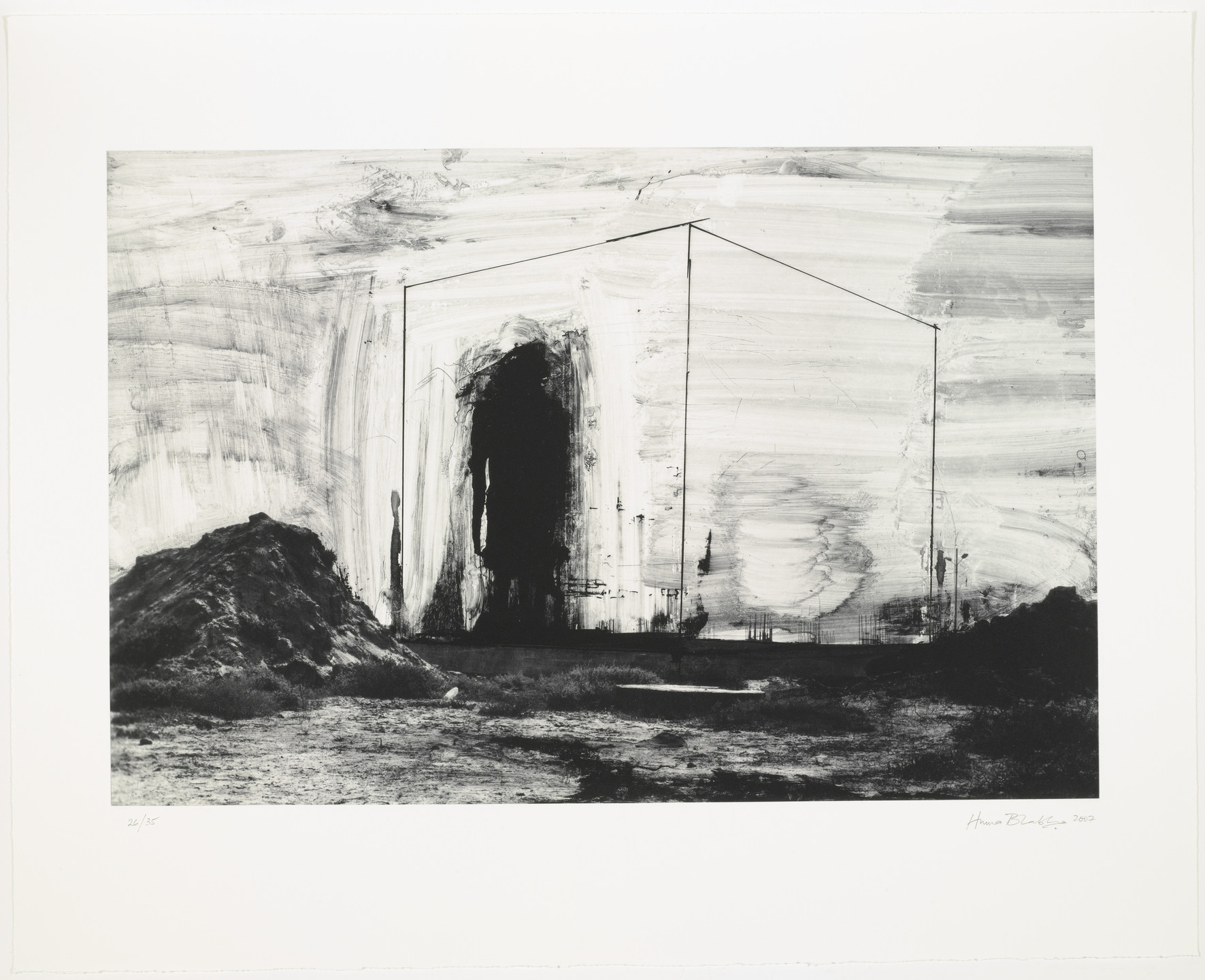 Huma Bhabha. Untitled from Reconstructions. 2007