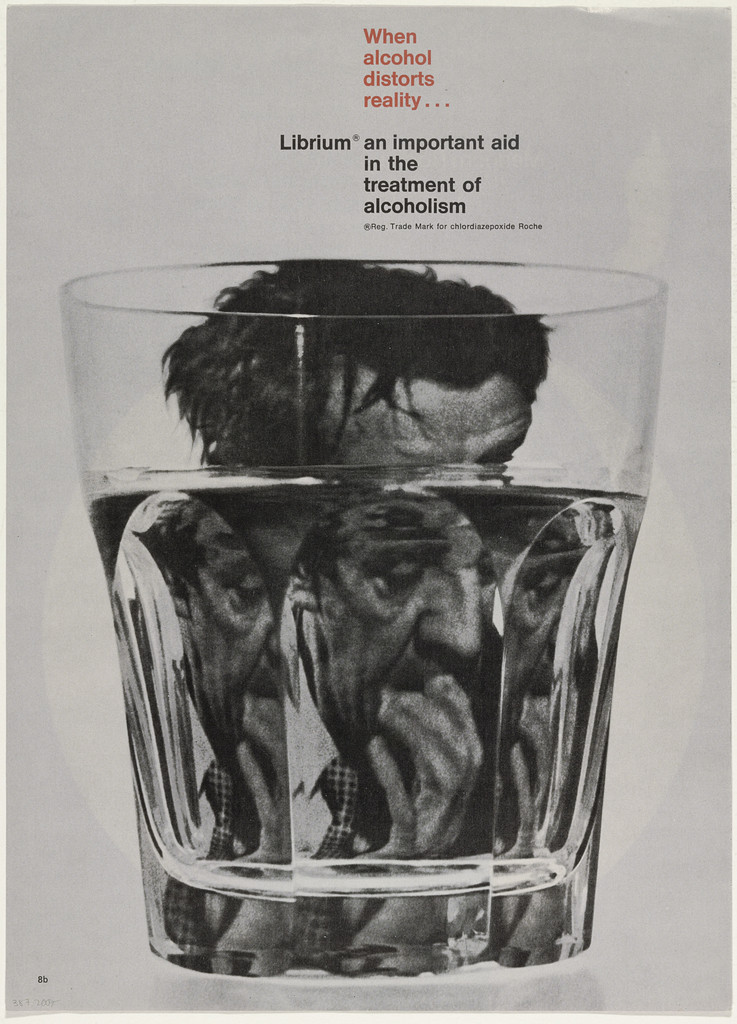 When Alcohol Distorts Reality... (Advertisement for Librium)