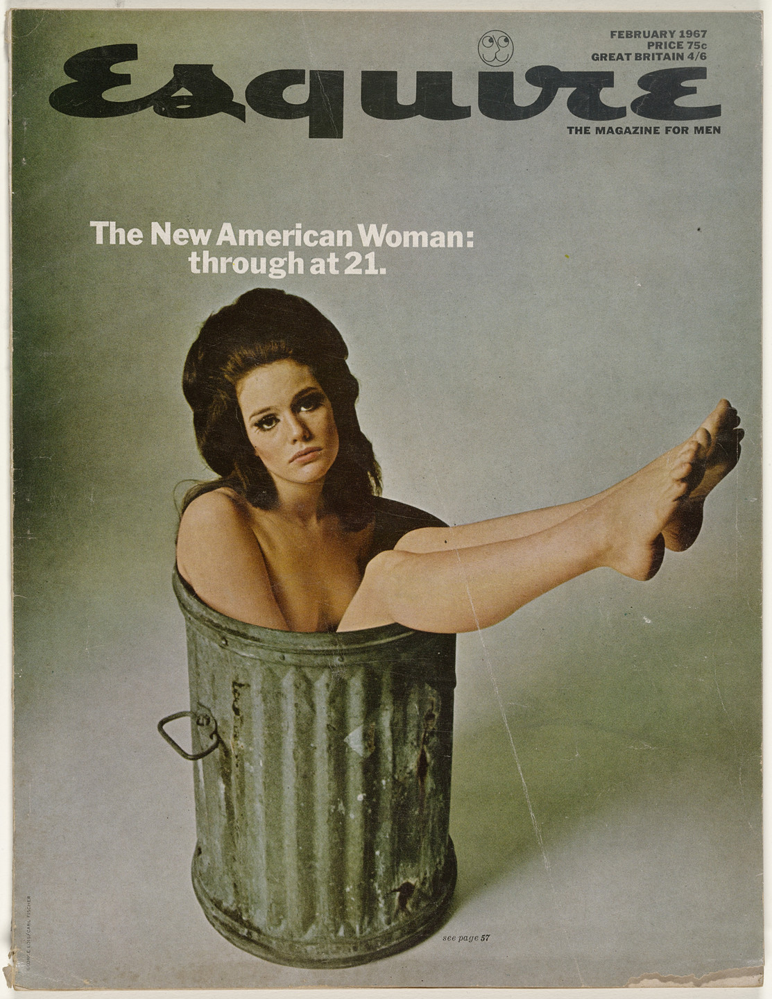 George Lois. Esquire Magazine, Issue no. 399, February 1967. 1967