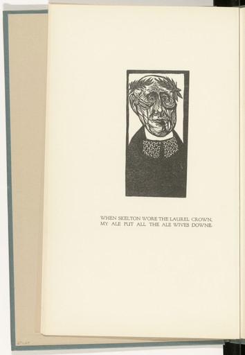 Imaginary Portrait of John Skeleton (frontispiece) from The Tunning of Elynour Rummynge