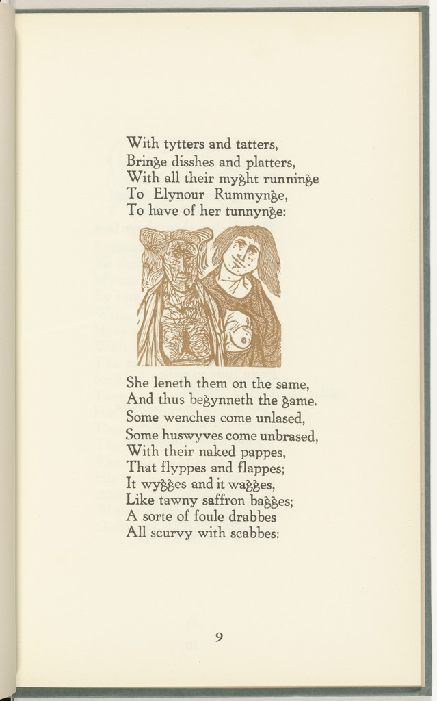 In-text plate (page 9) from The Tunning of Elynour Rummynge