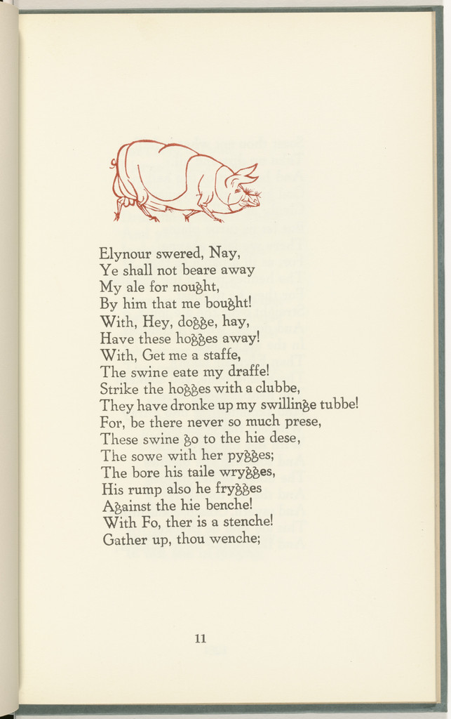 In-text plate (page 11) from The Tunning of Elynour Rummynge