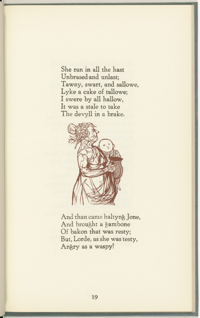 In-text plate (page 19) from The Tunning of Elynour Rummnyge