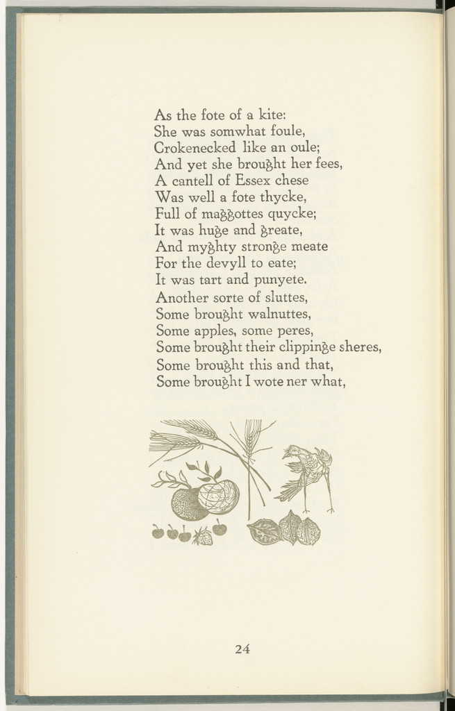 In-text plate (page 24) from The Tunning of Elynour Rummynge