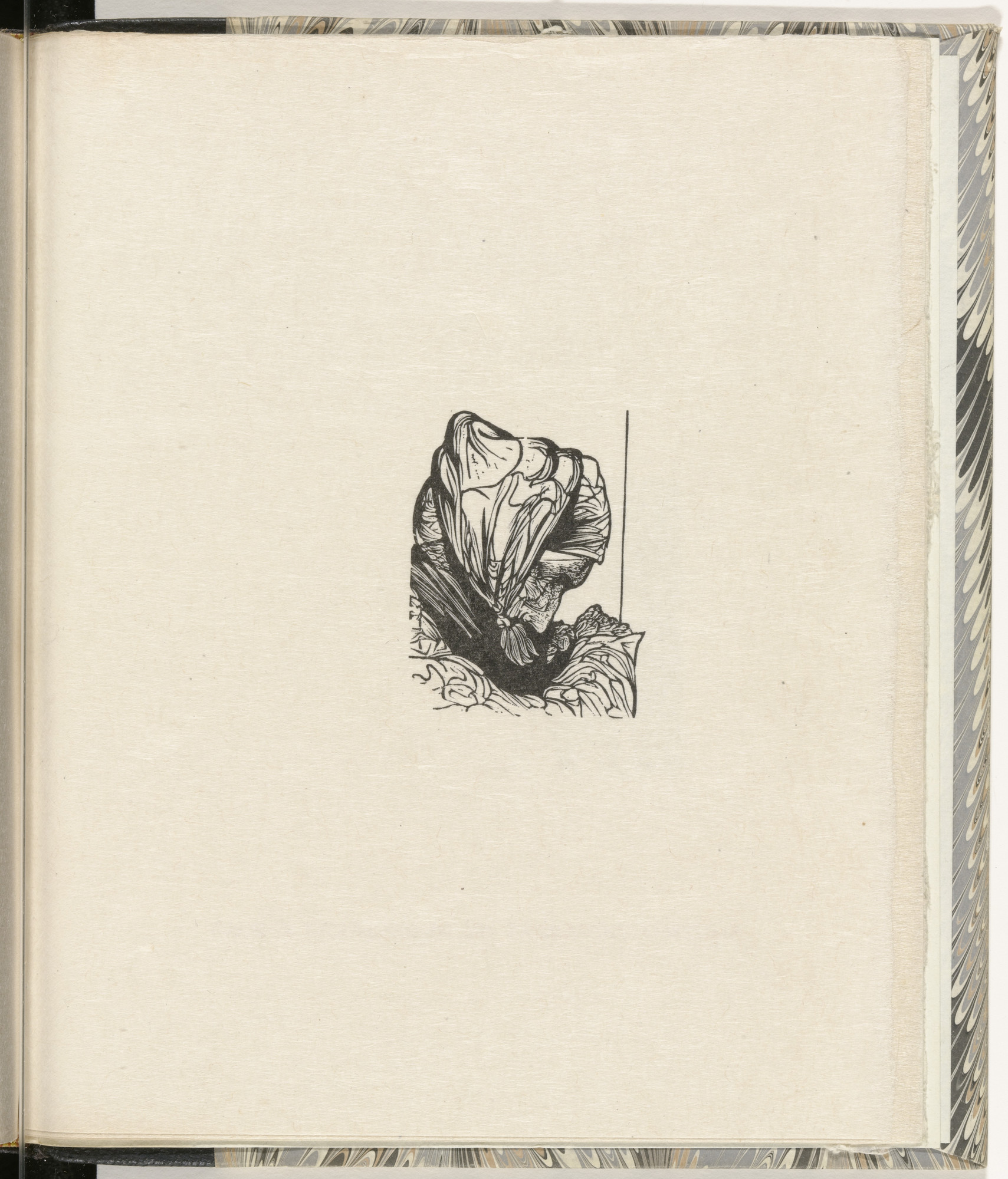 Leonard Baskin. George Richmond Engraving "The Shepherd" (plate, folio 39) from Blake and the Youthful Ancients