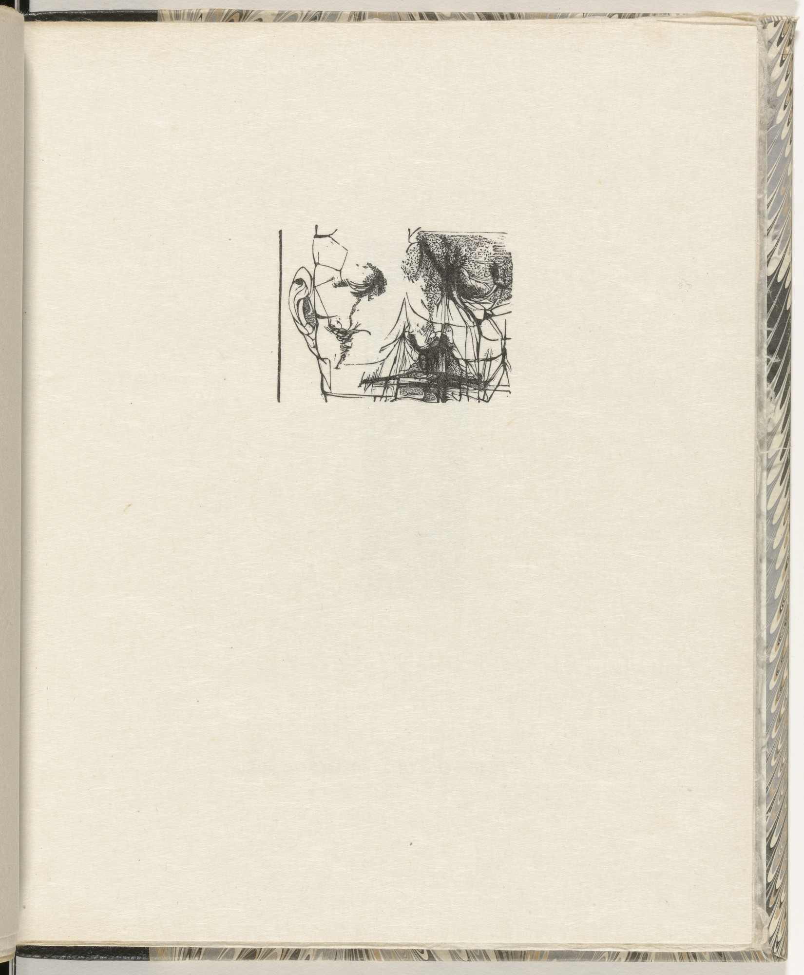 Leonard Baskin. Blake: A Fragment (plate, folio 11) from Blake and the Youthful Ancients