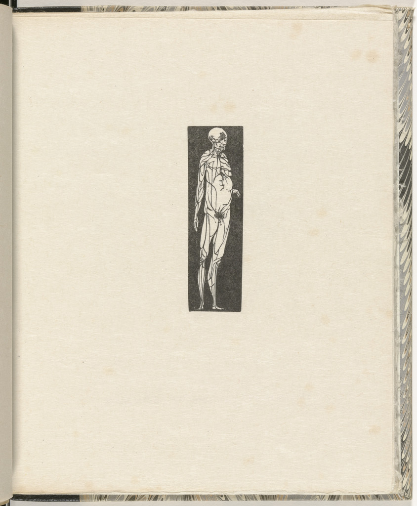An Adamite Vision of Blake (plate, folio 13) from Blake and the Youthful Ancients, Leonard Baskin, 1956
