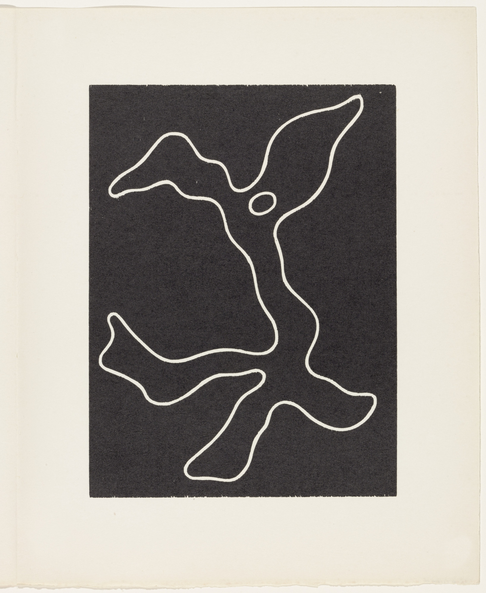 Jean (Hans) Arp. Drole Plant (plate, page 103) from Dreams and Projects