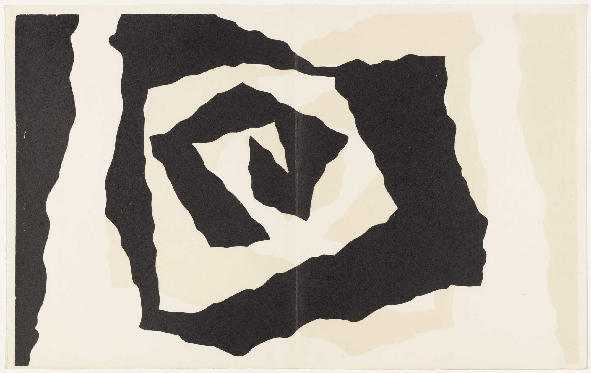 Jean (Hans) Arp. Fragment of a Flower-Bed (plate, pages 126–127) from Dreams and Projects. 1951–52, published 1952
