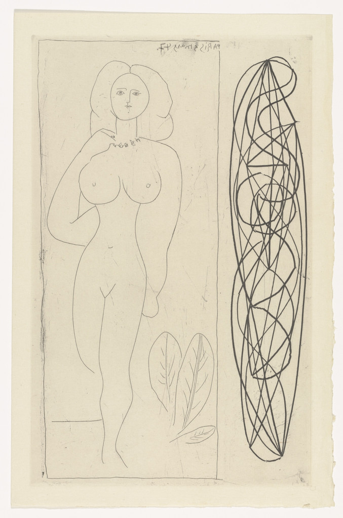 Woman with Leaves and Arabesque from PISMO