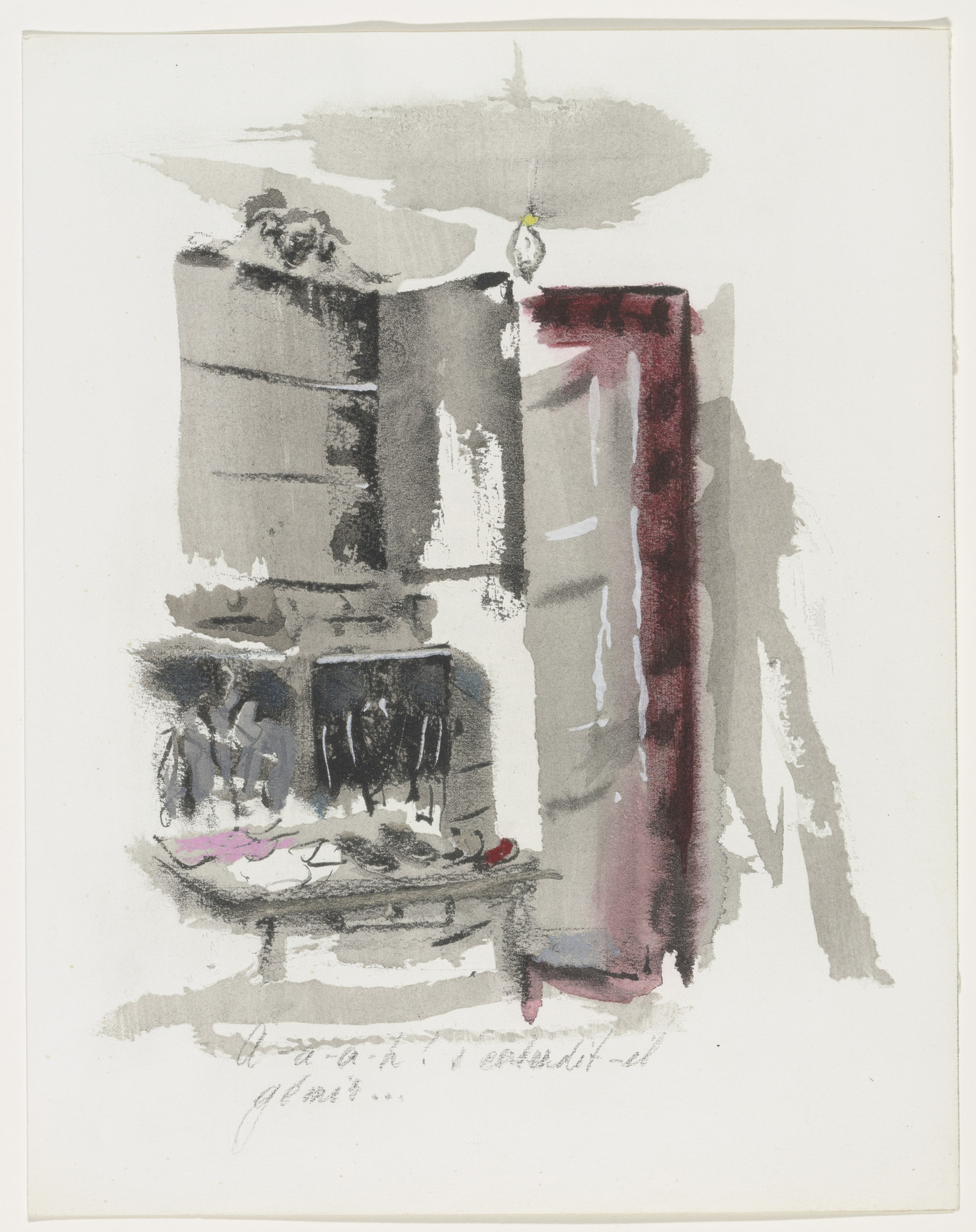 Christian Bérard. Plate (page 147) from Mille Regrets (A Thousand Regrets)