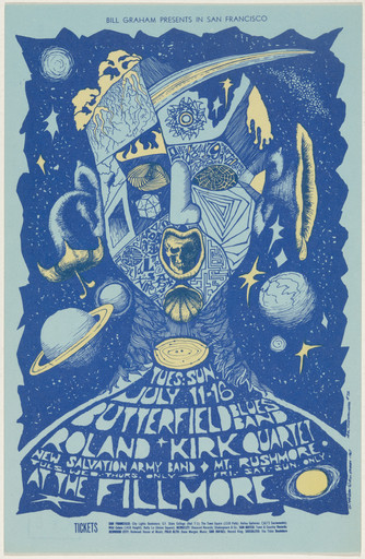 Butterfield Blues Band, Roland Kirk Quartet, New Salvation Army Band, Mount Rushmore